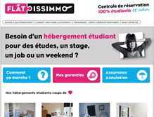 Tablet Screenshot of flatissimmo.com